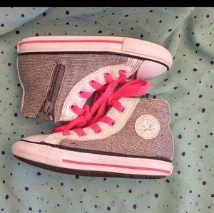 Shiny High Top All Star Converses